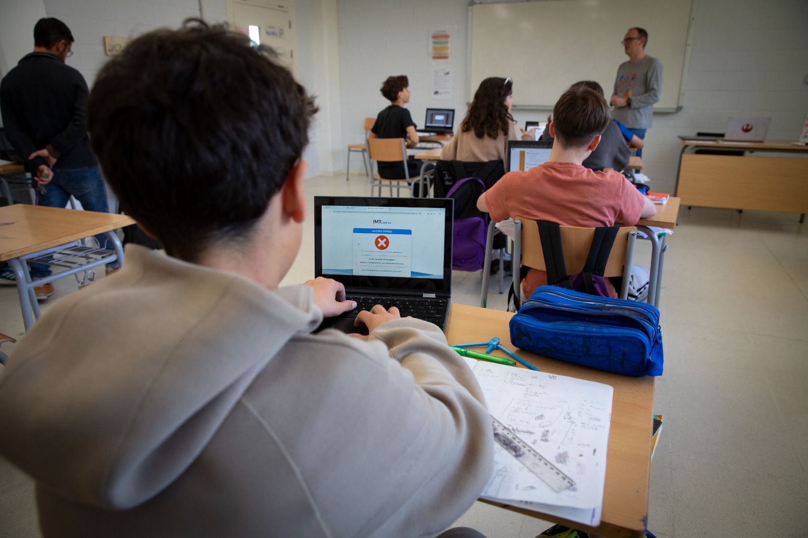 Prohibido moviles en las clases